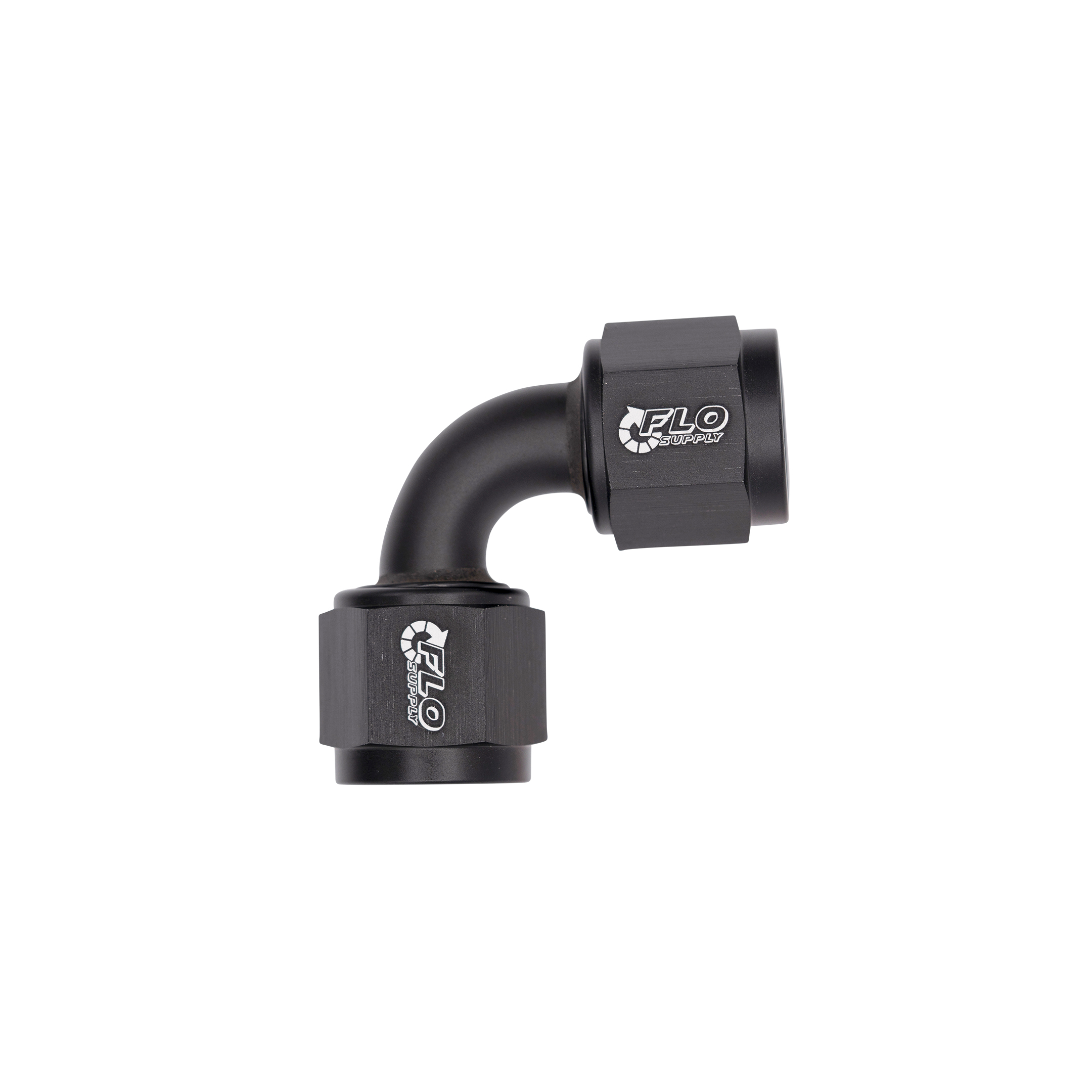 Flo Supply 8AN 90 Degree Female Swivel Coupler