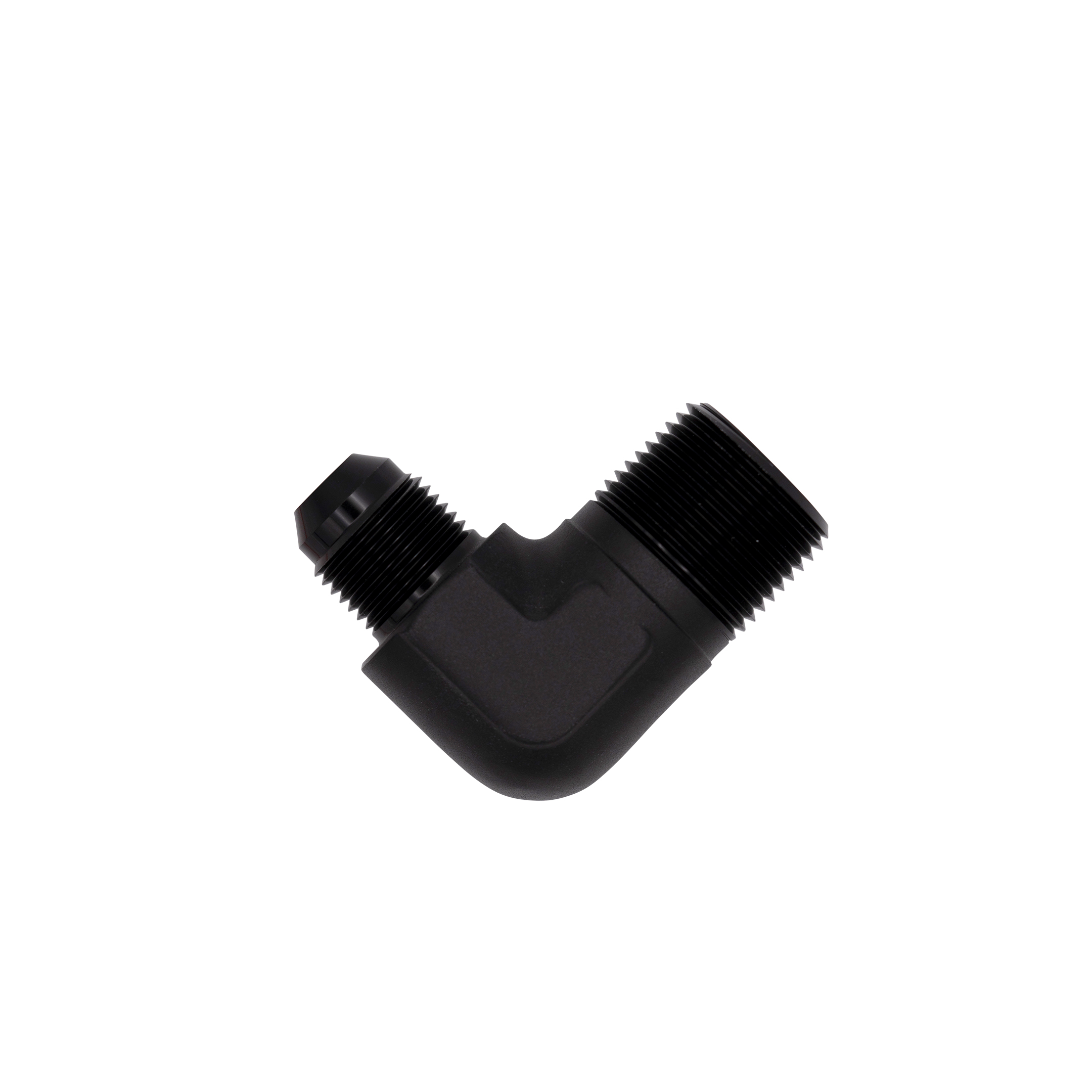Flo Supply 1/4'' NPT 90 Degree Male To 8AN Male Adapter