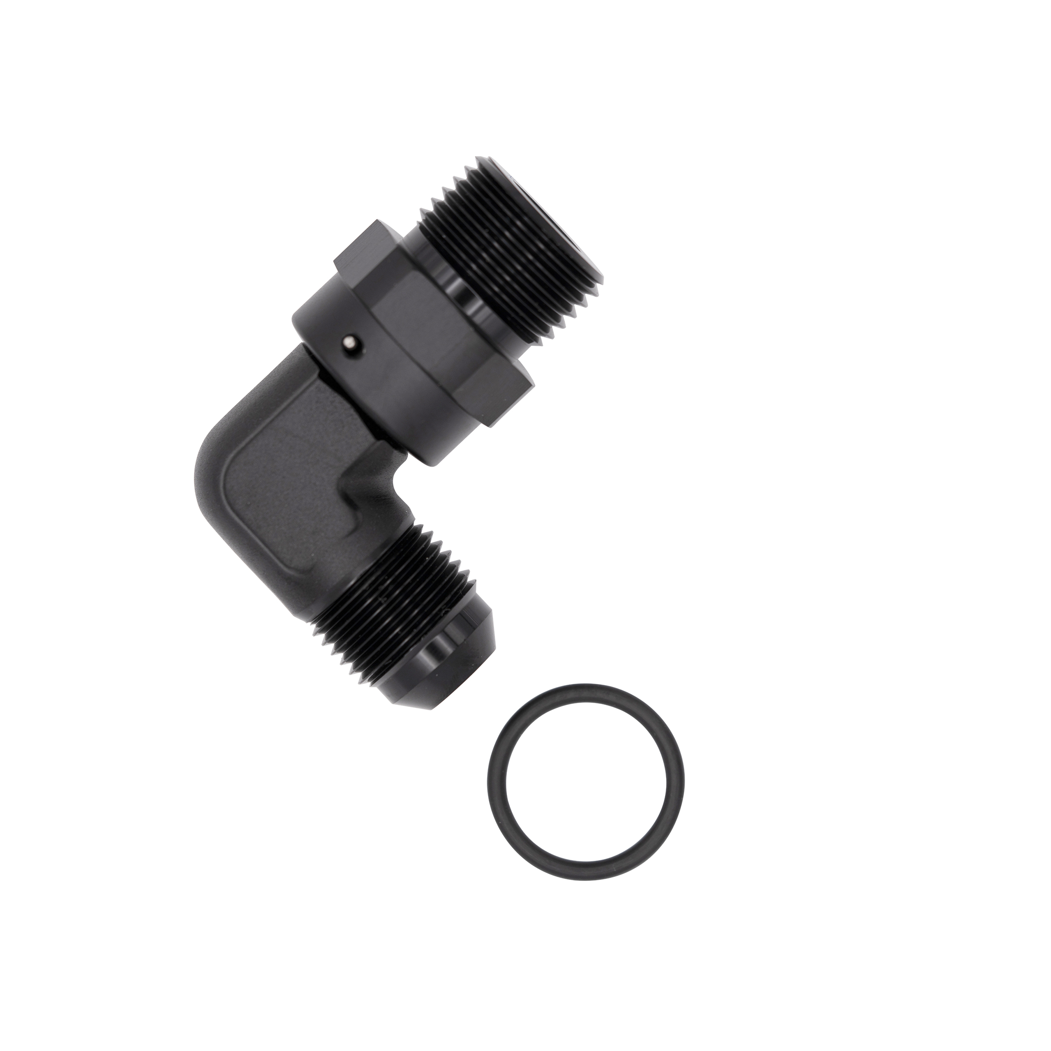 Flo Supply 10AN ORB 90 Degree Male To 6AN Male Swivel Adapter