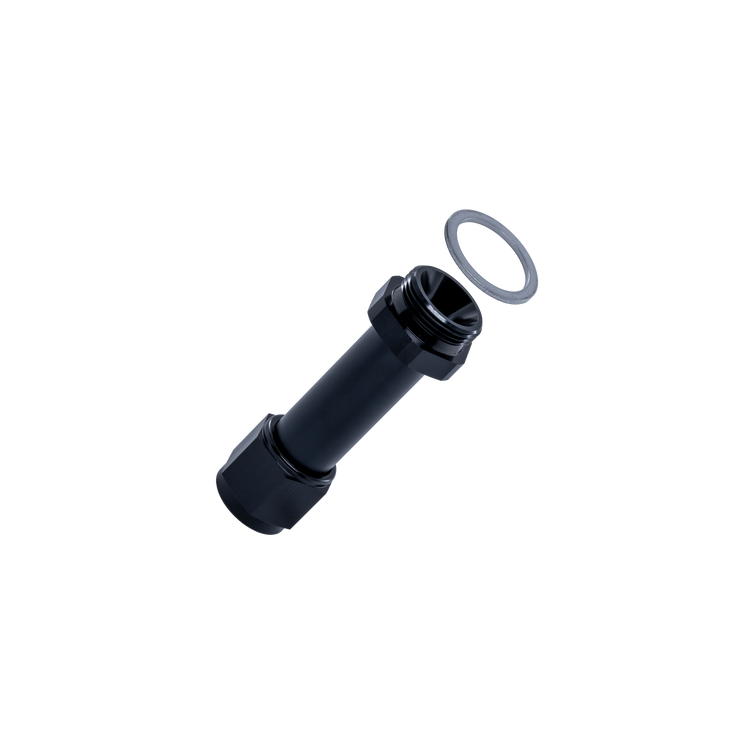 7/8"-20 Male To 8AN Female Carburetor Feed Adapter - Extended length
