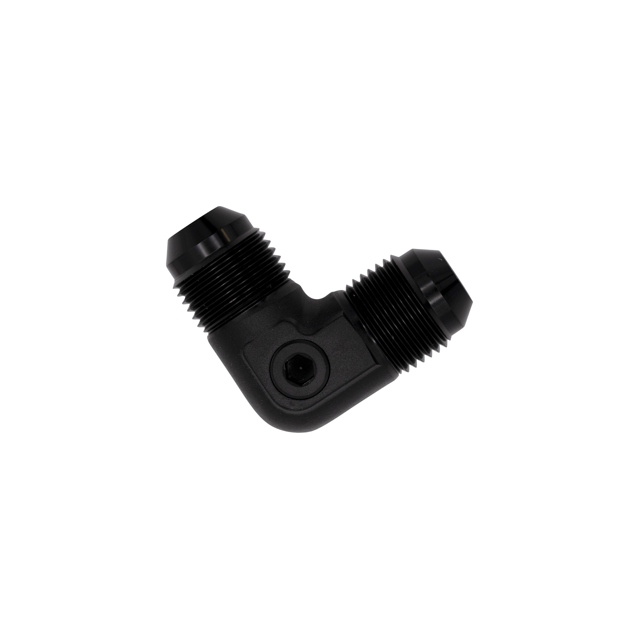 Flo Supply 8AN Male 90 Degree Union Adapter With 1/8" NPT Port