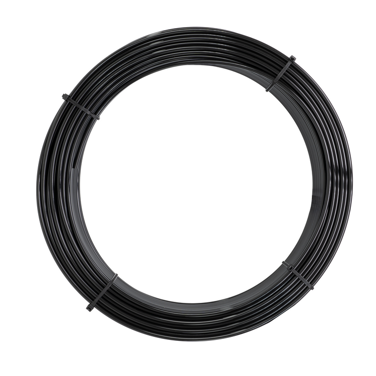 Flo Supply 1/4" High Temp Nylon Tubing - Black - 100ft.