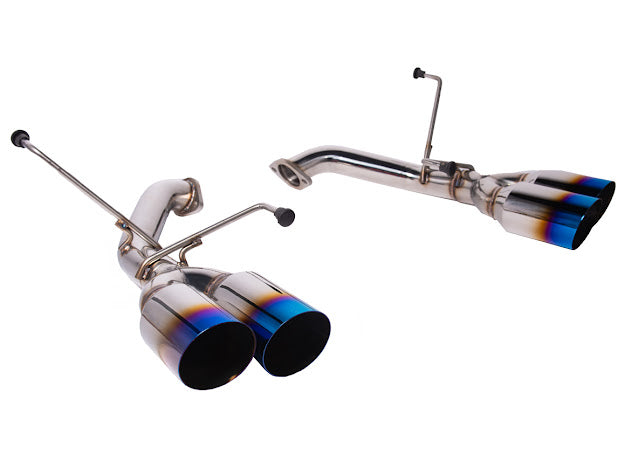 2022-UP SUBARU WRX | AXLE BACK MUFFLER DELETE DOUBLE WALL 4" QUAD TIPS EXHAUST (CHROME OR BURNT BLUE TIPS)