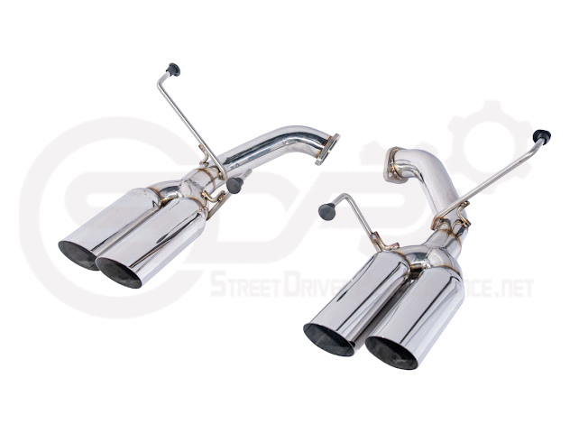 2022-PRESENT SUBARU WRX | MUFFLER DELETE BOSO AXLE BACK EXHAUST (CHROME OR BURNT BLUE TIPS)