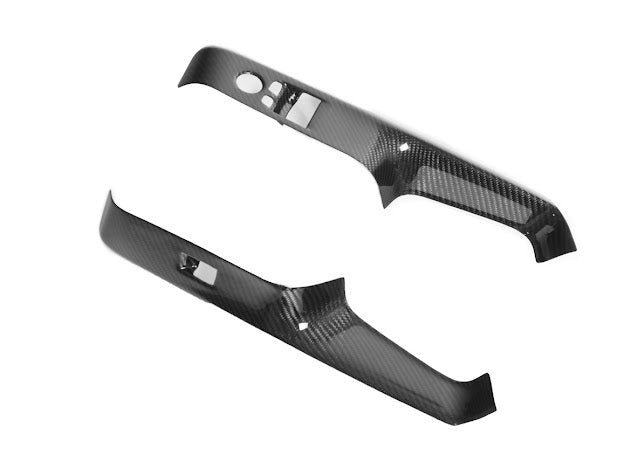 2020-Up Toyota GR Supra A90 | Factory Style DRY CARBON FIBER Side Door Window Switch Panel Cover