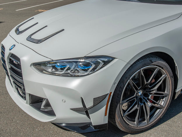2021-UP BMW G80 M3 & G82 / G83 M4 | M-PERFORMANCE STYLE CARBON FIBER FRONT HOOD SCOOP VENTS
