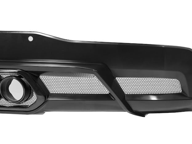 2020-Up Corvette C8 | Z06 Style Rear Center Quad Tips Exhaust Exit Grille Diffuser