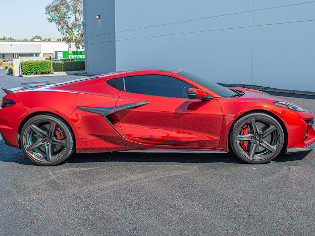 2020-UP CHEVROLET CORVETTE C8 Z06 |CARBON FIBER SIDE SKIRTS ROCKER PANELS GROUND EFFECTS