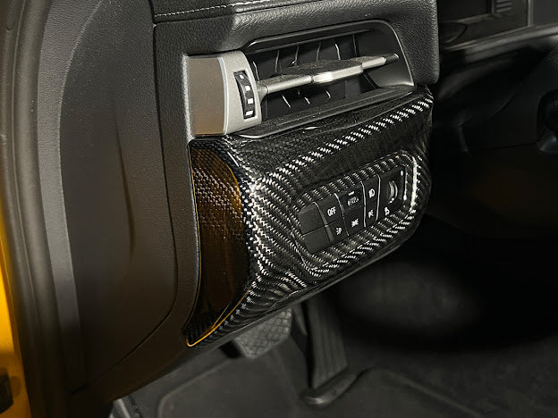 2020-Up Toyota GR Supra A90 A91 | Factory Style CARBON FIBER Headlight Adjustment Switch Button Cover