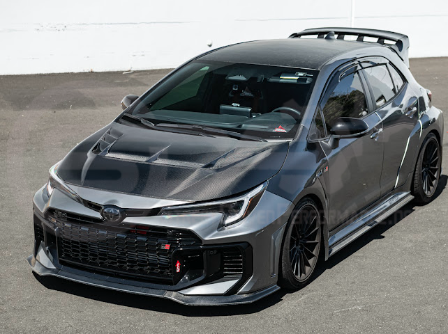 2023-UP TOYOTA GR COROLLA | JDM VRS STYLE FRONT AIR VENTED HOOD