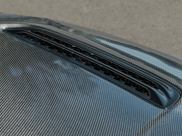 2022-UP HONDA CIVIC |TYPE-R CONVERSION PACKAGE CARBON FIBER FRONT VENTED HOOD