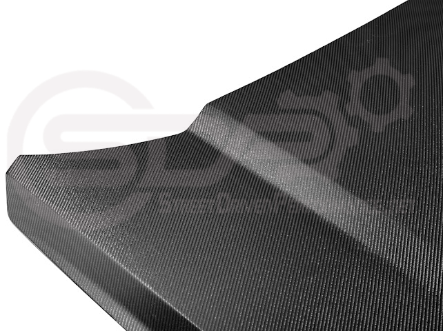 2024-Up Ford Mustang S650 | Factory Style CARBON FIBER Front Hood with Hood Vent (2 versions)