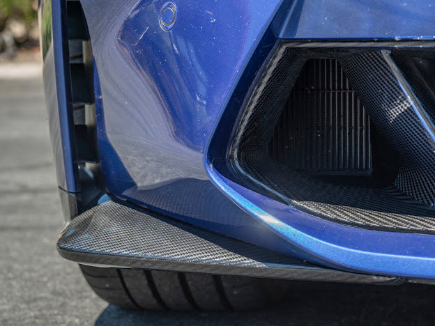 2021-Up BMW G82 / G83 M4 | Factory Extended Style Carbon Fiber Front Lip Splitter Pair Ground Effects