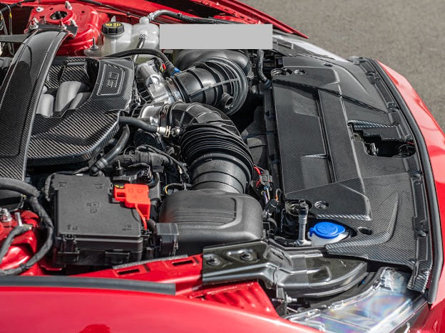 2024-UP MUSTANG S650 | CARBON FIBER ENGINE RADIATOR PANEL TRIM REPLACEMENT