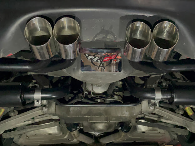 1997-2004 CORVETTE C5 MUFFLER AXLE BACK QUAD TIPS EXHAUST
