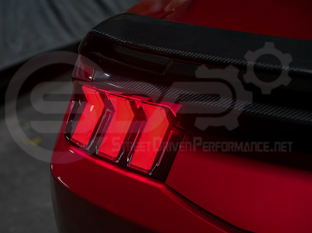 2024-Up Ford Mustang S650 | EURO Style Sequential Signal LED Clear Lenses Rear Taillights Pair
