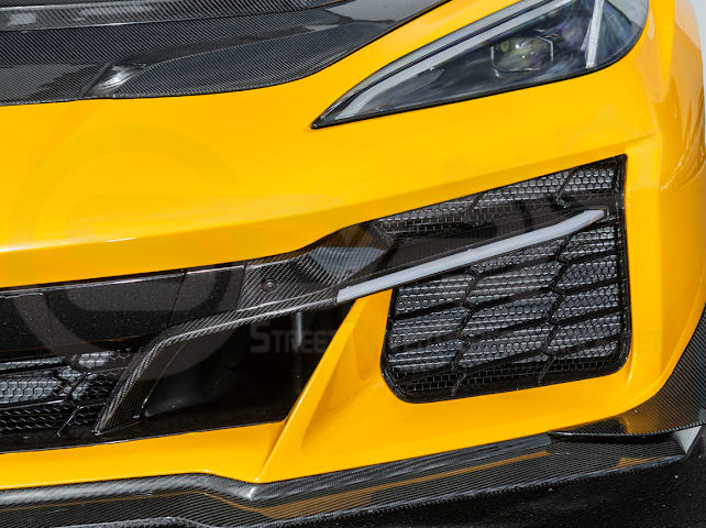 2023+ CHEVROLET CORVETTE C8 Z06 | CARBON FIBER SEQUENTIAL LED DRL LIGHT BAR BEZEL INSERT