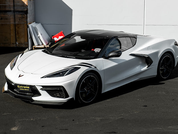 2020+ CORVETTE C8 CARBON FIBER REPLACEMENT MIRROR COVERS PAIR