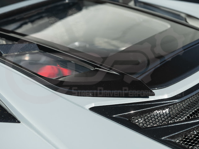 2020-UP CORVETTE C8 CONVERTIBLE | REAR HATCH UPPER HTC TONNEAU WINDOW INSERTS