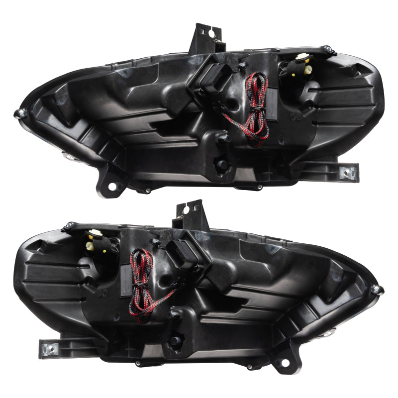 Oracle Lighting 18-23 Ford Mustang Dynamic ColorSHIFT LED Headlights - Black Series