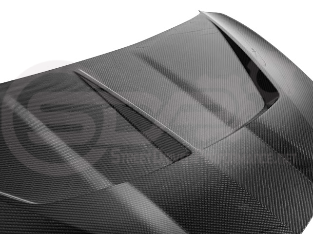2020-PRESENT CHEVROLET CORVETTE C8 | SDP PERFORMANCE TRACK STYLE DOUBLE SIDED DRY CARBON FIBER FRONT HOOD