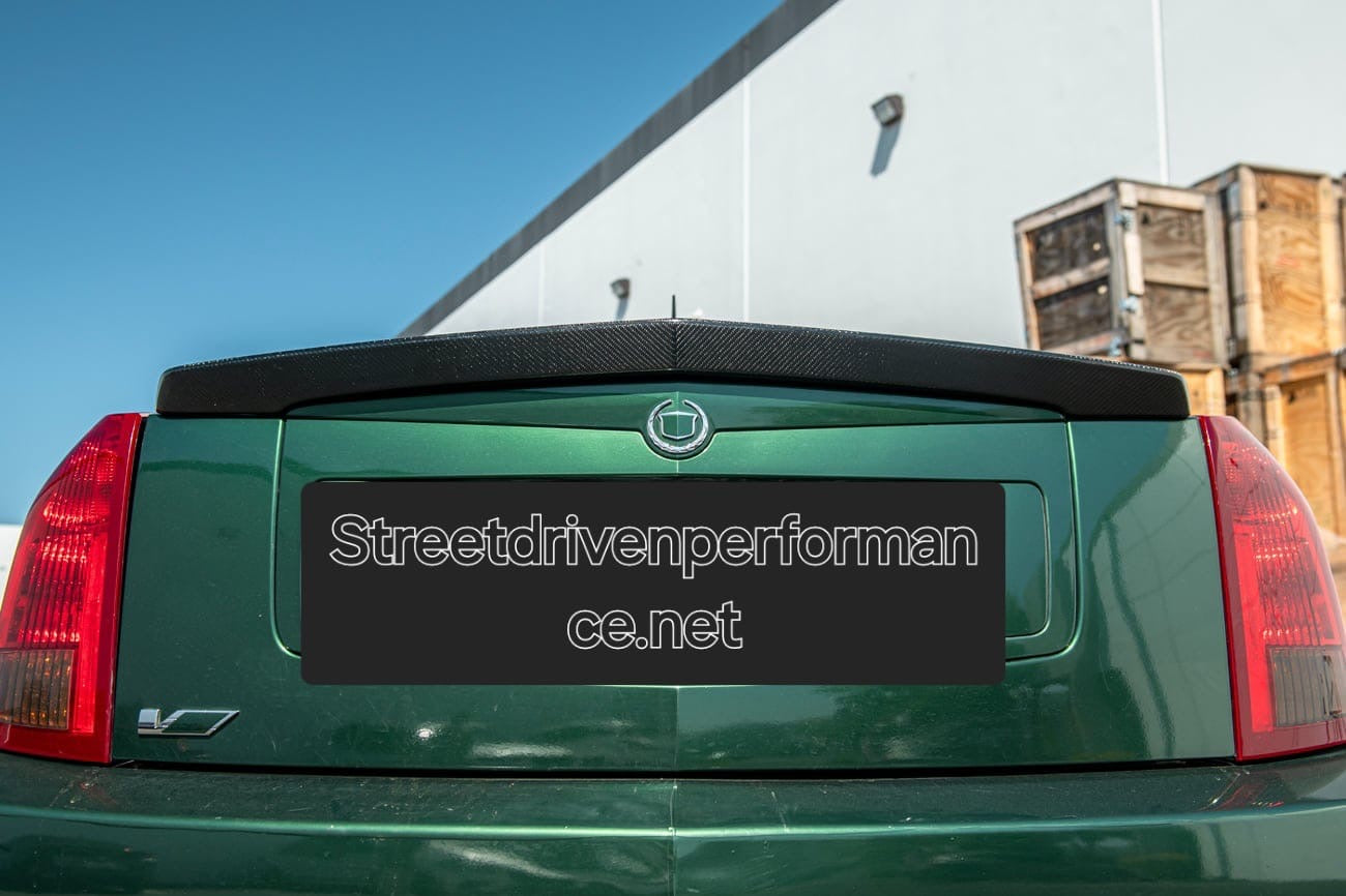 2003-2008 V1 Cadillac CTS-V | SDP Performance Style CARBON FIBER Wickerbill Spoiler Wing