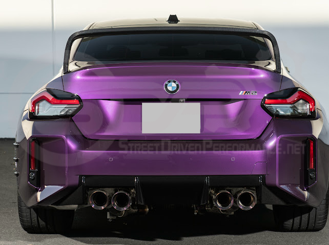 2023-UP BMW G87 M2 | M PERFORMANCE STYLE CARBON FIBER REAR HIGH WING SPOILER