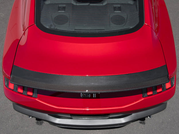 2024-UP FORD MUSTANG S650 | CARBON FIBER REAR TRUNK DUCKTAIL INTEGRATED WING SPOILER MODULE
