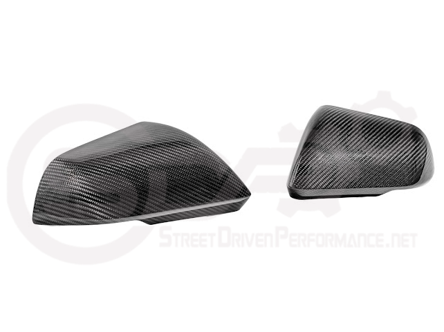 2015-2023 FORD MUSTANG W/ SIGNAL LIGHT | CARBON FIBER SIDE MIRROR CAP COVER PAIR