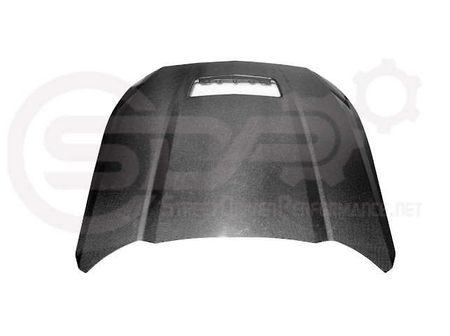 2024-Up Ford Mustang S650 | Factory Style CARBON FIBER Front Hood with Hood Vent (2 versions)