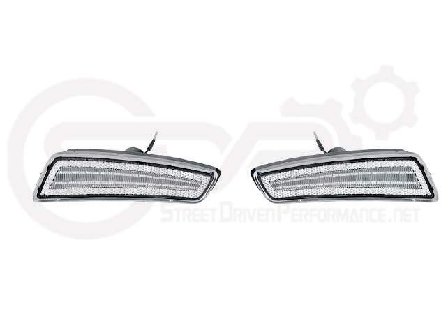 2008-2009 Pontiac G8 | Front Clear / Amber / or Smoke Lens Amber Light LED Side Markers Pair
