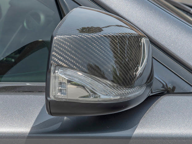 2014-Up Infiniti Q50 Q60 Q70 QX30 Factory CARBON FIBER Side Mirror Covers Pair