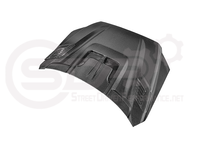 2022-UP TOYOTA TUNDRA | SDP CARBON FIBER FRONT VENTED HOOD WITH SIDE VENTS