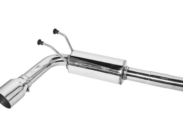 2019-Up Mazda 3 Hatchback | T-304 Dual Muffler Axle Back Burnt Tips Exhaust