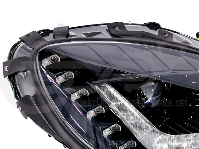 2005-2013 CHEVROLET CORVETTE C6 | C7 STYLE PROJECTOR LED SEQUENTIAL SIGNAL TURN HEADLIGHTS (PAIR)