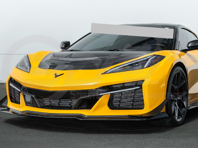 2023+ CHEVROLET CORVETTE C8 Z06 | CARBON FIBER SEQUENTIAL LED DRL LIGHT BAR BEZEL INSERT