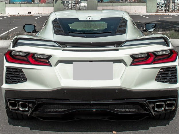 2020+ CHEVROLET CORVETTE C8 STINGRAY & Z51 | WICKERBILL REAR TRUNK SPOILER WING