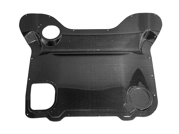 2020+ CHEVROLET CORVETTE C8 HTC | FACTORY STYLE CARBON FIBER ENGINE BAY PANEL COVER REPLACEMENT
