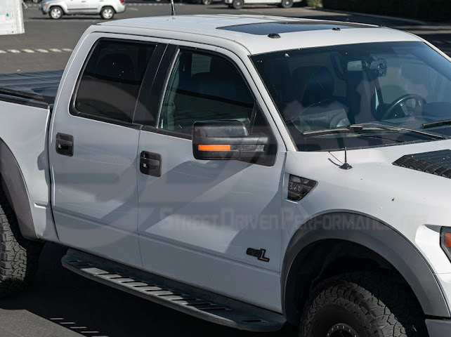 2009-2014 Ford F-150 Raptor SVT | Factory Style Carbon Fiber Mirror Covers Replacement