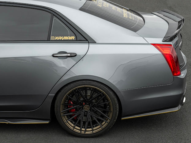 2016-2019 Cadillac CTS-V V3 | FULL CARBON FIBER Rear Trunk Lid Wing Wickerbill Spoiler