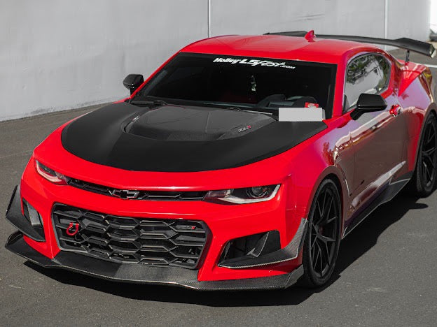 2017-UP CAMARO ZL1 1LE FRONT AIR DUCT BEZELS & CANARDS DIVE PLANES