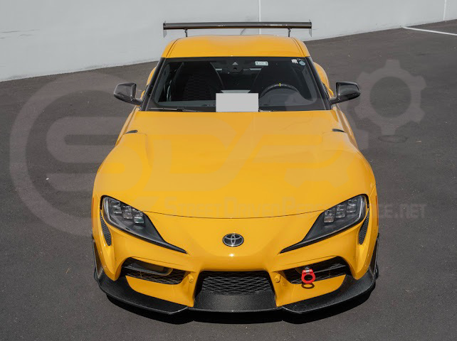 2020-Up Toyota GR Supra A90 A91 | A91 Package CARBON FIBER 3 Piece Front Bumper Lip Splitter Ground Effects