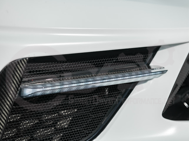 2020-UP CORVETTE C8 STINGRAY & Z51 | SEQUENTIAL FRONT GRILLE LED DRL LIGHT BAR BEZEL INSERTS PAIR