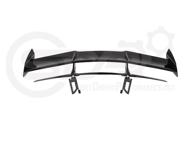 2020-UP CORVETTE C8 STINGRAY & Z51 | ZR1 STYLE CARBON FLASH REAR HIGH WING SPOILER BRACKET