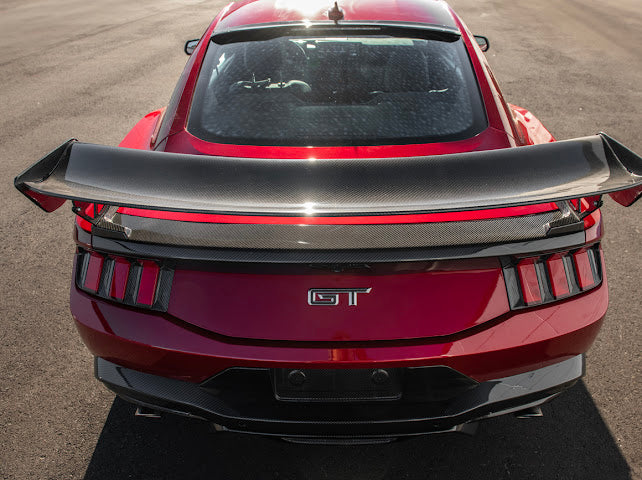 2024-UP MUSTANG S650 | CARBON FIBER GT500 REAR HIGH WING SPOILER