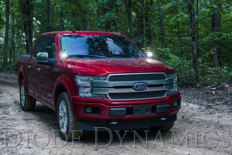 Diode Dynamics 15-20 Ford F-150/Raptor Pro SS3 LED Ditch Light Kit - White Combo