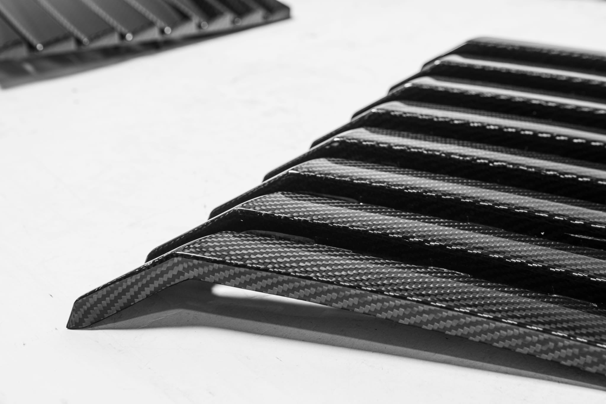 2009-2014 Ford F-150 Raptor SVT | SDP Package Carbon Fiber Side Fender Vent Trim Replacement and Hood Vents Replacement