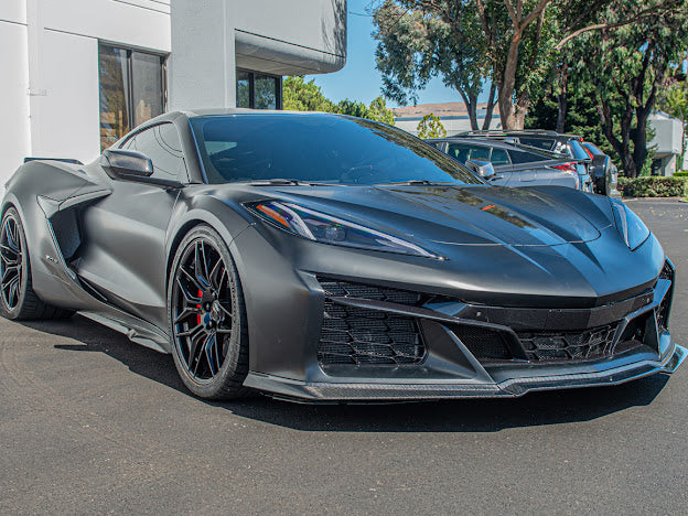 2020+ CORVETTE C8 Z06 & E-Ray | 3-PIECES FRONT LIP SPLITTER GROUND EFFECTS