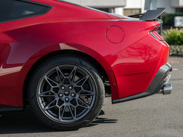 2024-Up Ford Mustang S650 | GT Style CARBON FIBER Rear Bumper Diffuser