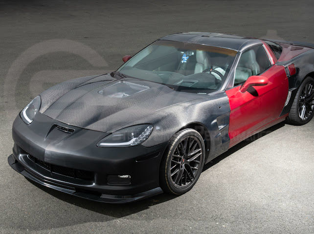 2005-2013 CHEVROLET CORVETTE C6 BASE | C6 ZR1 STYLE PRIMER BLACK FULL FRONT BUMPER CONVERSION KIT